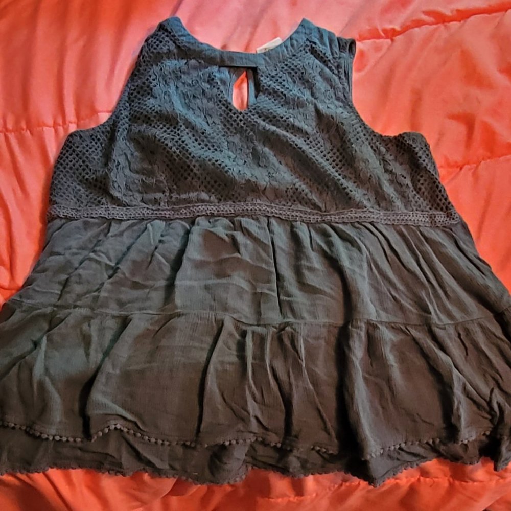 Knox Rose XXL Olive green blouse